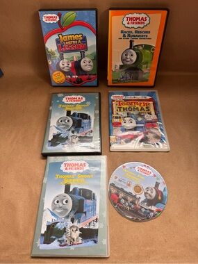 6 Thomas and Friends DVDs